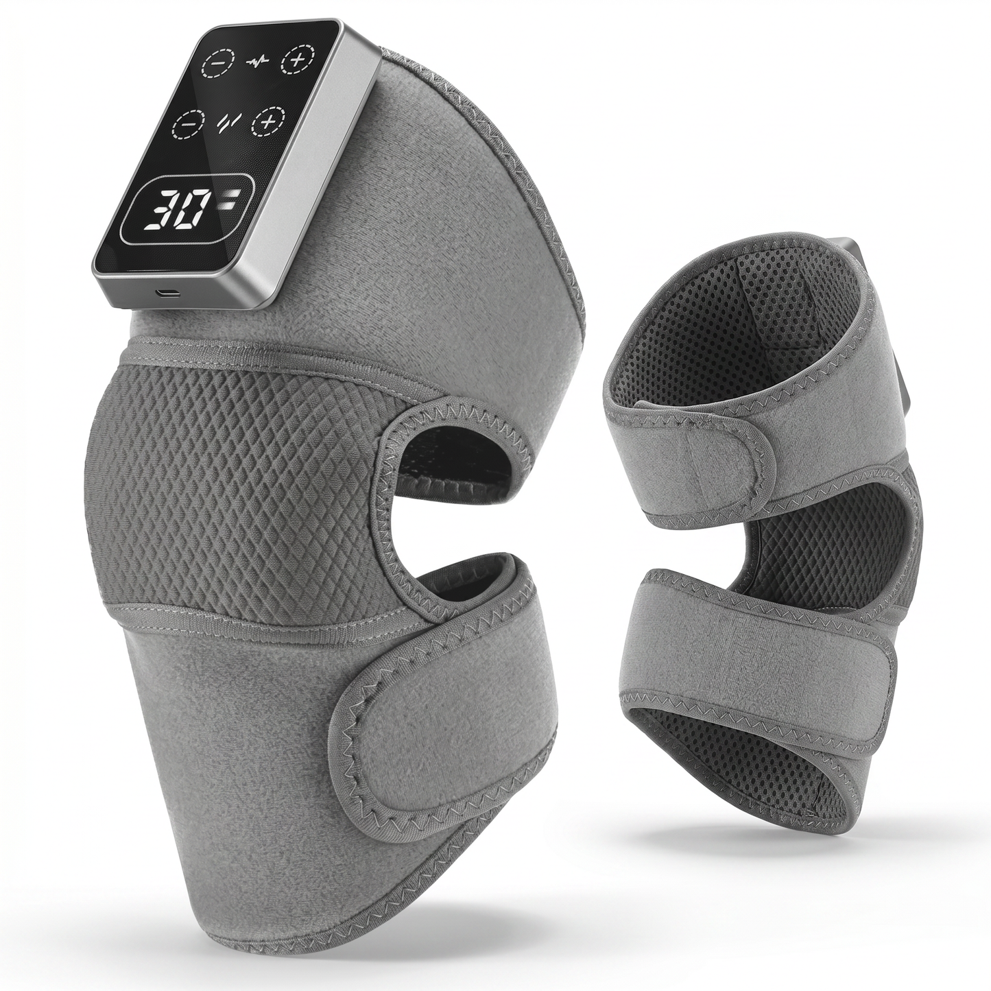 Eletric Heating Massage Device Vibration Knee Pads for Shoulder Elbow Joint Warm Massage Thermal Knee Pad Blood Circulation.